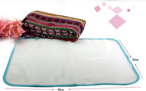 Miniatura 4 de KRDS - Almohadilla protectora de malla de planchado para prensar, malla protectora para ahorrar quemaduras (2 paquetes)
