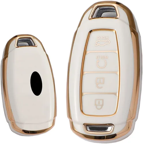 Miniatura 11 de ontto Funda protectora inteligente para llave de coche de 4 botones para Hyundai