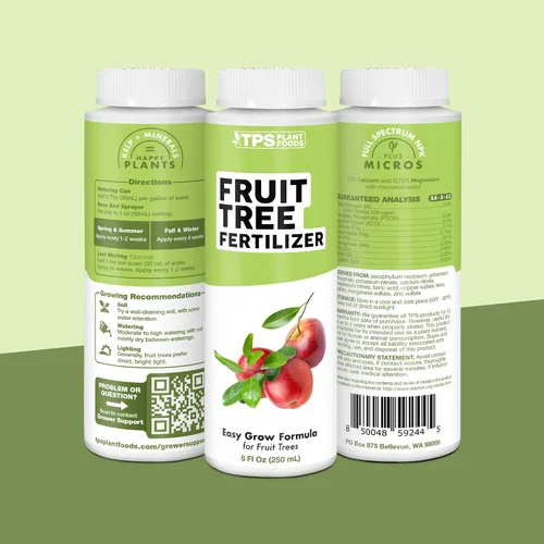 Miniatura 8 de Fertilizante para árboles frutales: alimento líquido para plantas para todos los árboles frutales, apoya flores pesadas, cosechas más grandes
