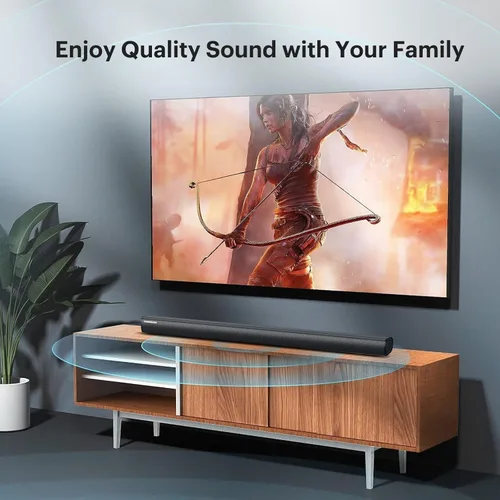 Miniatura 6 de THOMSON Barras de sonido para TV, altavoces estéreo de alta fidelidad, barra de sonido envolvente de cine en casa con altavoz Bass Reflex, 35