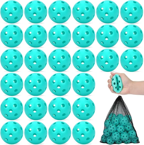Miniatura 32 de Mototo 12/30/60 Pelotas de béisbol de práctica para golpear, pelotas de béisbol suaves de plástico de 2.8 pulgadas para práctica, pelota suave