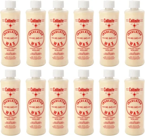 Collinite 845 - Cera aislante de carnauba + sellador de polímero, alto brillo, cuentas duraderas y protección de pintura de larga duración para