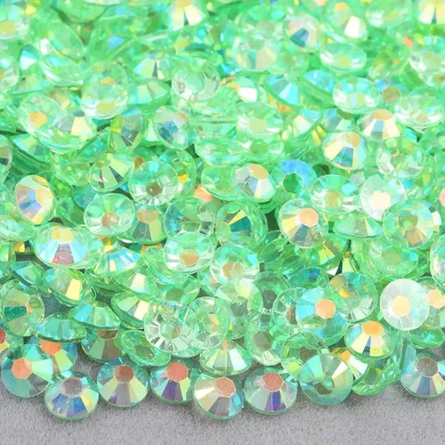 Miniatura 12 de 5000 diamantes de imitación de resina de 0.157 in, diamantes de imitación transparentes con parte trasera plana para manualidades, diamantes de Rosa