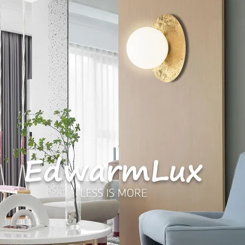 Miniatura 3 de Edwarmlux Aplique de pared de 1 luz, aplique de pared moderno de mediados de siglo, lámpara de techo, lámpara de tocador, lámpara de pared