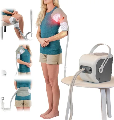 Miniatura 10 de Máquina de hielo para terapia de fiebre fría, sistema de crioterapia para aliviar el dolor y compresión fría, poscirugía y recuperación de lesiones