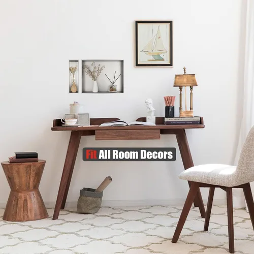 Miniatura 7 de JQK Niche de ducha sin necesidad de azulejos, estante de baño de níquel cepillado de 4 x 14 pulgadas, estante organizador de ducha empotrado