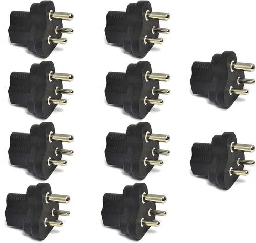 Miniatura 44 de Ceptics Japón, Filipinas NEMA 1-15 Adaptador de Enchufe de Energía para Viaje Acepta NEMA 5-15R - Certificado ETL - Grado Industrial (IG-6)