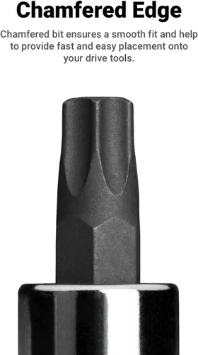 Miniatura 5 de Capri Tools T6 Star Bit Socket, unidad de 1/4 pulgadas