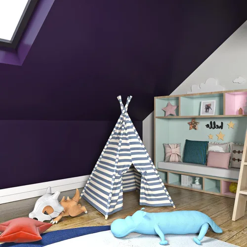 Miniatura 4 de Livelynine Papel tapiz de color morado para despegar y pegar, 15.8 x 590 pulgadas, papel de pared oscuro Moody autoadhesivo, color morado