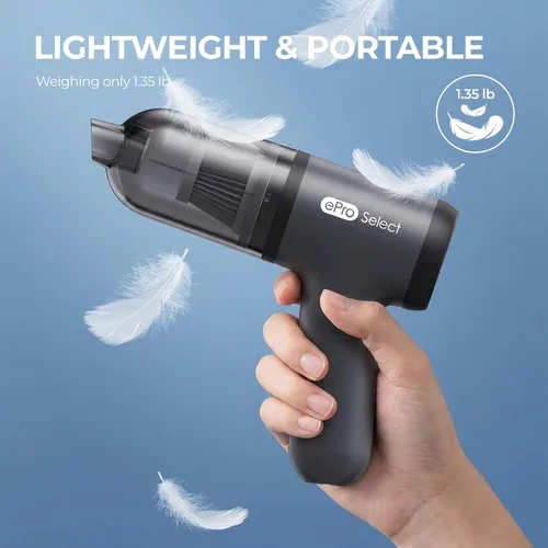 Miniatura 9 de Apical Life EV1395 Aspiradora inalámbrica de mano - 75W 12000Pa de succión fuerte, tiempo de funcionamiento de 14-24 minutos, recipiente de polvo
