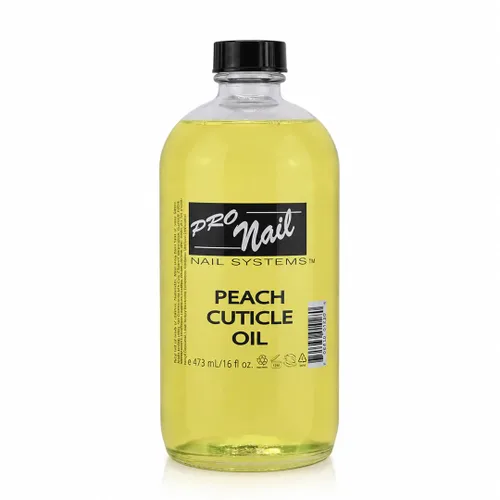PRONAIL - Aceite revitalizante de cutículas para uñas, melocotón, 16 onzas, fuerza profesional, pedicura y manicura, hidrata y fortalece uñas y