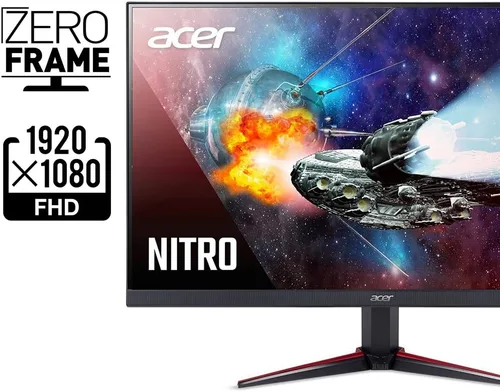 Miniatura 4 de acer Nitro VG240Y Pbiip - Monitor de juegos IPS Full HD (1920 x 1080) de 23.8 pulgadas con tecnología AMD Radeon FreeSync, Zero Frame, 144Hz, 1ms