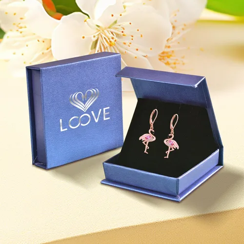 Miniatura 26 de Aretes colgantes de plata de ley con diseño de árbol de la vida, flor, abeja, animales, gato, colibrí, piedra lunar, turquesa, aretes con cierre