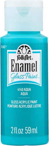 Miniatura 20 de FolkArt Pintura esmaltada para vidrio y cerámica en varios colores (2 onzas), 4013, grano de café Granos de café