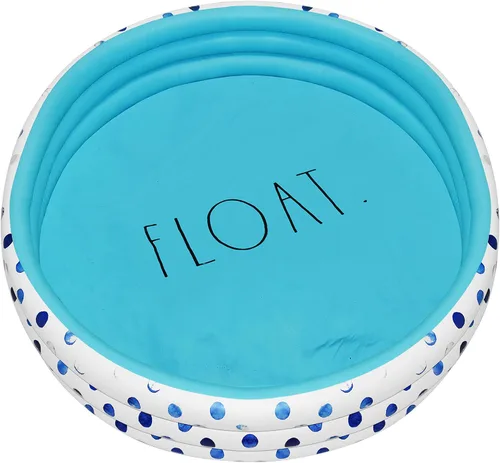 Miniatura 7 de Rae Dunn x CocoNut Float - Mini piscina de lunares índigo, tema de frío, piscina inflable para niños, gran piscina para patio trasero, fiestas