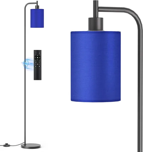 Miniatura 19 de SIBRILLE Lámpara de pie con pantalla de lino, lámpara de pie alta regulable con control remoto y 3 temperaturas de color, lámparas de pie modernas