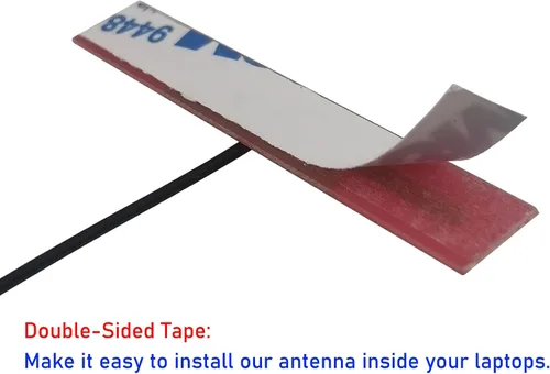 Miniatura 3 de Antena WiFi 6E U.FL MHF4 Tri-Band 6GHz 5GHz 2.4GHz Antenas Wi-Fi Internas para Laptop para Tarjeta M.2 NGFF AX200 AX210 1675X