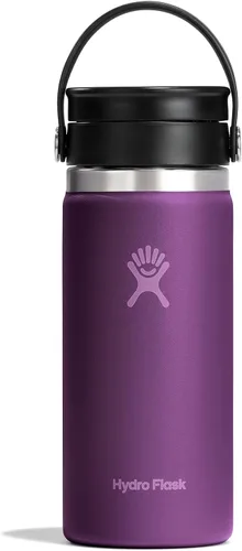 Miniatura 25 de Hydro Flask Flex Sip - Vaso de café de acero inoxidable aislado, antiderrames, a prueba de fugas, taza de café de viaje, 16 onzas, verde agave