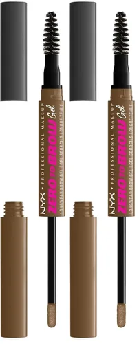 Miniatura 10 de NYX PROFESSIONAL MAKEUP Zero to Brow, gel de cejas de larga duración, rubio ceniza