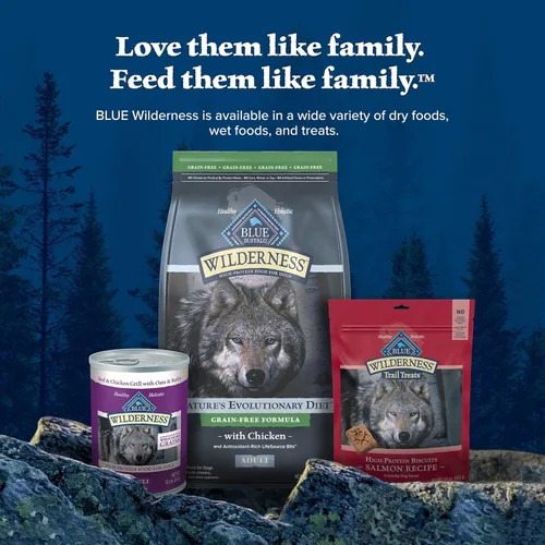Miniatura 10 de Blue Buffalo Wilderness - Alimento seco natural con alto contenido proteínico para perros adultos, pollo, 24 libras