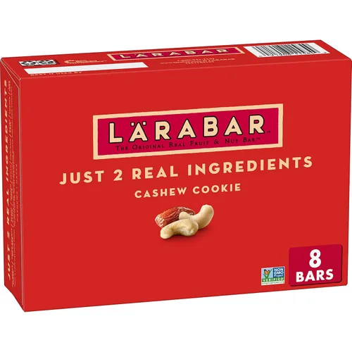 Miniatura 8 de Larabar Galletas de anacardo, barras de frutas y nueces, sin gluten y veganas, 10.2 onzas, 6
