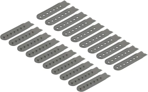 Miniatura 12 de uxcell Tapa de correa Snapback, agujeros de plástico ajustable sombrero broche hebilla reemplazo para reparación de tapas