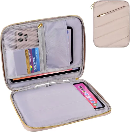 Miniatura 8 de Funda de transporte para iPad de 9 a 11 pulgadas, bolsa acolchada para tableta de viaje para iPad Pro de 11 pulgadas (M4), iPad 10.9