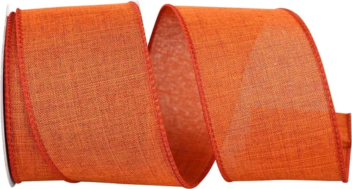 Miniatura 8 de Cinta Reliant Ribbon 92573W-031-09K para borde con alambre Everyday Linen Value, 1-1/2 pulgadas x 50 yardas, color negro