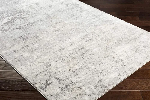 Miniatura 4 de Livabliss Choukri - Alfombra abstracta moderna de 7 pies 10 pulgadas, redonda, gris plateado