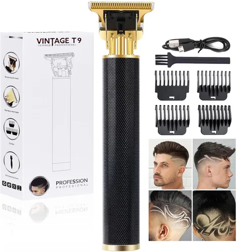 YOGINGO Cortadora de pelo profesional para hombres, recortadora de barba para hombres, recortadora de pelo recargable inalámbrica Kit de aseo de