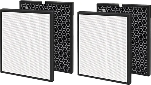 Nispira LV-PUR131 Filtro de repuesto para purificador de aire Levoit LV-PUR131 3 en 1 HEPA Carbon 2 juegos