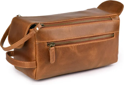 Miniatura 14 de LEATHER VILLAGE Kit Dopp 2, Negro carbón