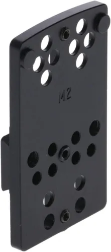 Miniatura 5 de TRUGLO Soporte de punto rojo pistola Placa de montaje de acero óptico de punto óptico de tiro táctico ligero duradero Montura RMR S&W M&P