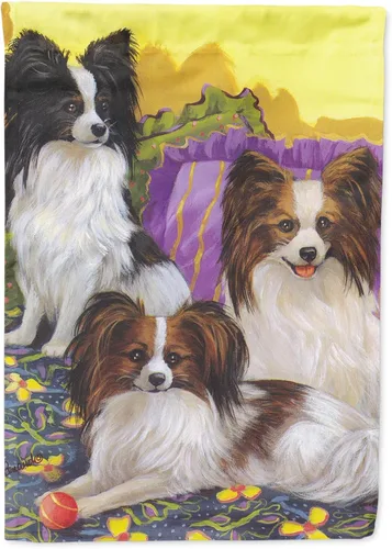 Miniatura 108 de Caroline's Treasures PPP3097CHF - Pijama de Navidad con diseño de bulldog francés para colgar en la pared, poliéster, tamaño de casa, multicolor