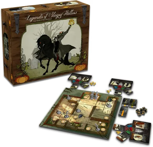Miniatura 7 de Greater Than Games Legends of Sleepy Hollow Juego de mesa cooperativo Campaña de narración de terror 1 a 4 jugadores 30+ minutos A