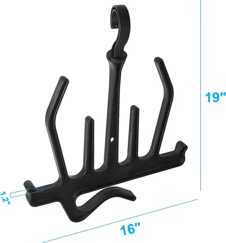 Miniatura 5 de Luwint Organizador de suspensión de secado de buceo para aletas, guantes, botas, capuchas