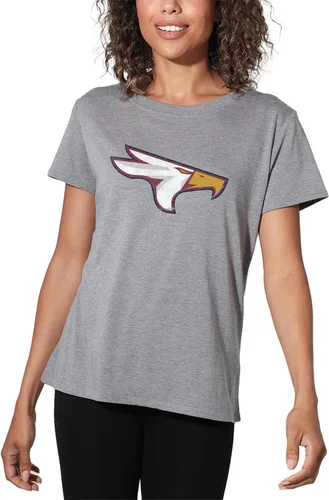 Colección oficial de camisetas sueltas con logotipo primario para mujer, color jaspeado atlético
