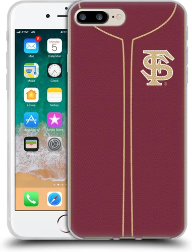 Miniatura 282 de Head Case Designs Funda de gel suave FSU Seminoles de la Universidad Estatal de Florida con licencia oficial compatible con Apple iPhone 13 Pro Max