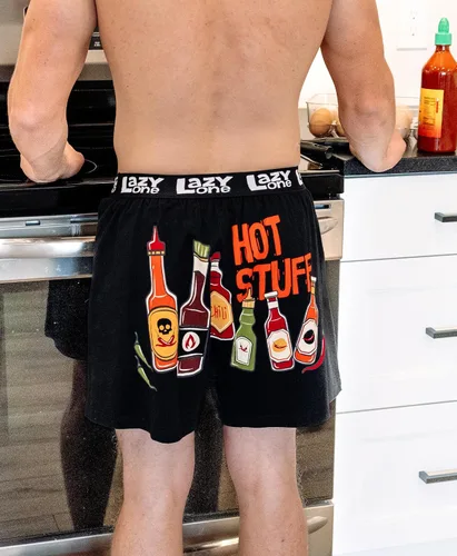 Miniatura 25 de Lazy One Divertidos boxers de animales, ropa interior humorística, novedosos pantalones cortos, regalos de broma para hombres