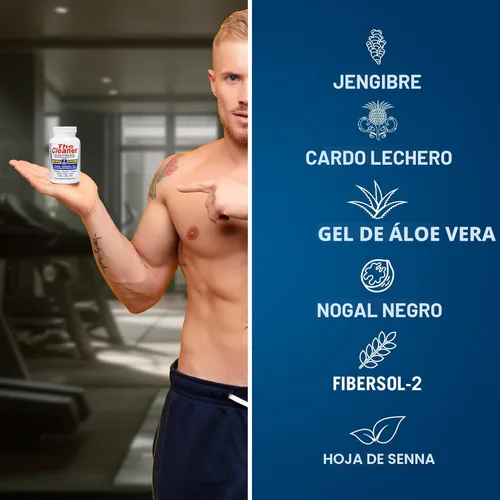 Miniatura 2 de Century Systems The Cleaner Detox, potente fórmula de limpieza interna completa de 7 días para hombres, apoya la salud digestiva, 52 cápsulas