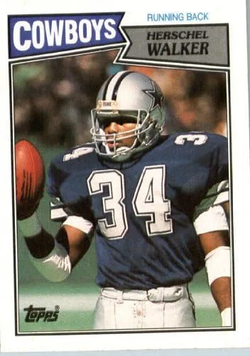 1987 Topps Football Rookie Card EN ESTUCHE DE DESTORNILLO #264 Herschel Walker Mint