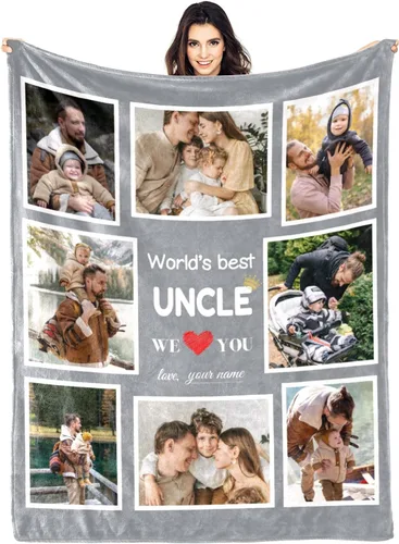Miniatura 11 de Regalos para hija, mantas personalizadas con fotos, mejor manta para hija, manta personalizada con foto de niños, mantas personalizadas con collage