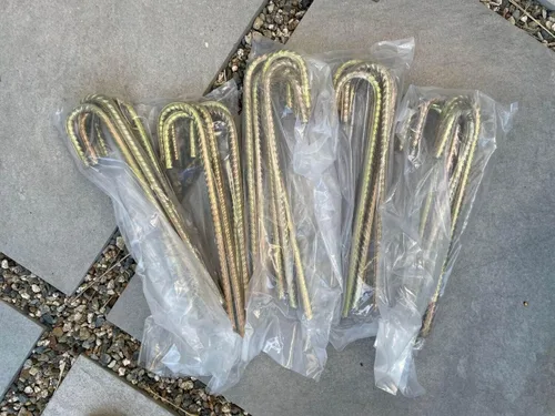 Miniatura 9 de Sandbaggy Estacas de refuerzo – Anclajes de suelo de 12 pulgadas para tiendas de campaña, jardines, vallas, decoraciones de vacaciones y Navidad