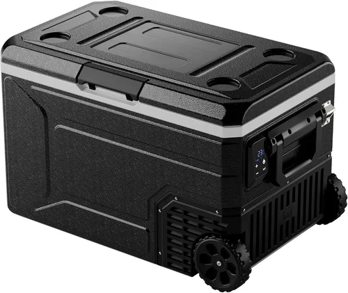 Miniatura 8 de EKOJUCE - Refrigerador de 12 V, enfriador eléctrico de 80 litros, 12 V/24 V CC 100~240 V CA, enfriador de 12 V -4 ℉~68 ℉, congelador portátil