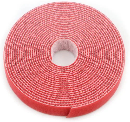 Miniatura 19 de Cinta de sujeción reutilizable para cables, rollo de gancho de doble cara de 3/4 pulgadas (5 yardas, versión mejorada negra)