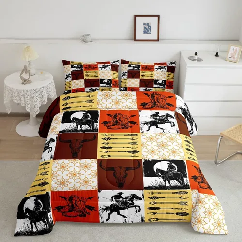 Miniatura 21 de Feelyou Juego de Edredón de Mariposas Coloridas Twin Patrón Impreso de Acuarela Arcoíris Ropa de Cama Acolchada para Dormitorio de Niñas Tie Dye