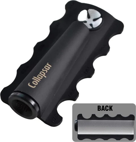 Collapsar Herramienta de reparación de punta de taco de billar 5 en 1 Accesorios de billar Shaper/Scuffer/Aireador/Quemador/Calibre de radio