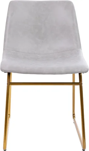 Miniatura 9 de Flash Furniture Butler LeatherSoft - Juego de 2 sillas de altura para mesa de comedor de 18 pulgadas, estilo moderno de mediados de siglo