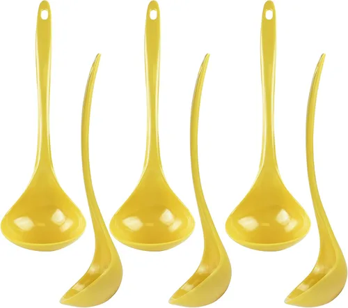Miniatura 28 de Reston Lloyd Cucharón de melamina para sopa de cocina, utensilio de alta calidad con mango ergonómico resistente al calor, plástico duradero sin