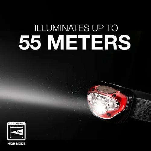 Miniatura 3 de Energizer Linterna frontal industrial, resistente al agua, luz LED brillante para sombrero, luz de trabajo duradera, baterías incluidas, paquete de 2